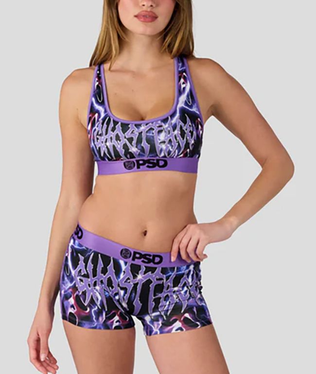 PSD x Ghostface Purple Boyshort Underwear - PSD Underwear