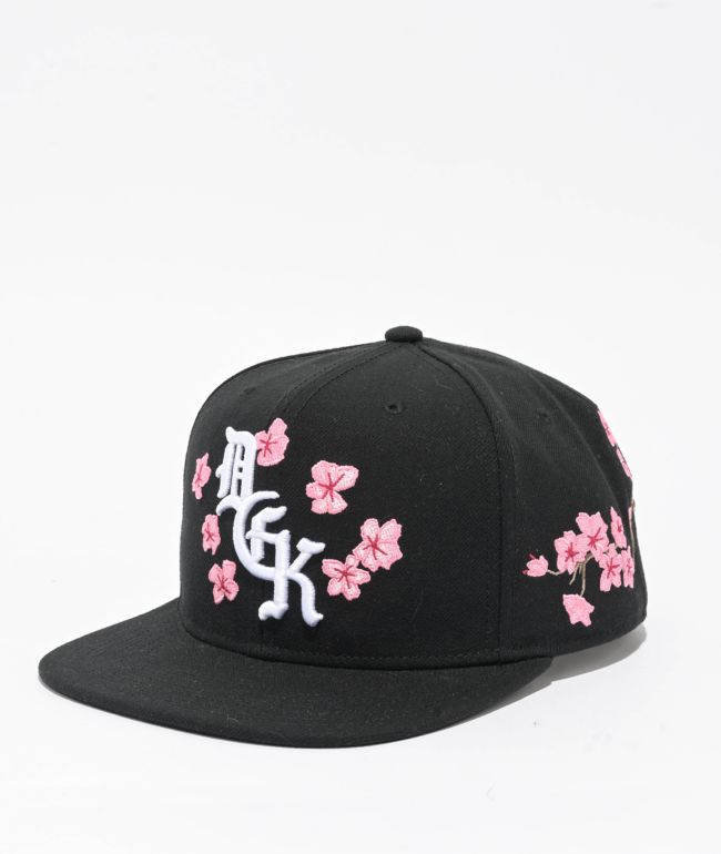 DGK Hanami Black Snapback Hat - DGK