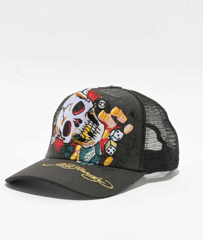 Ed hardy cap 虎 stone 刺繍 y2k swag s-l400.jpg