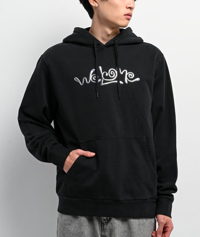 Welcome Gleam 3D Black Hoodie - Welcome Skateboards