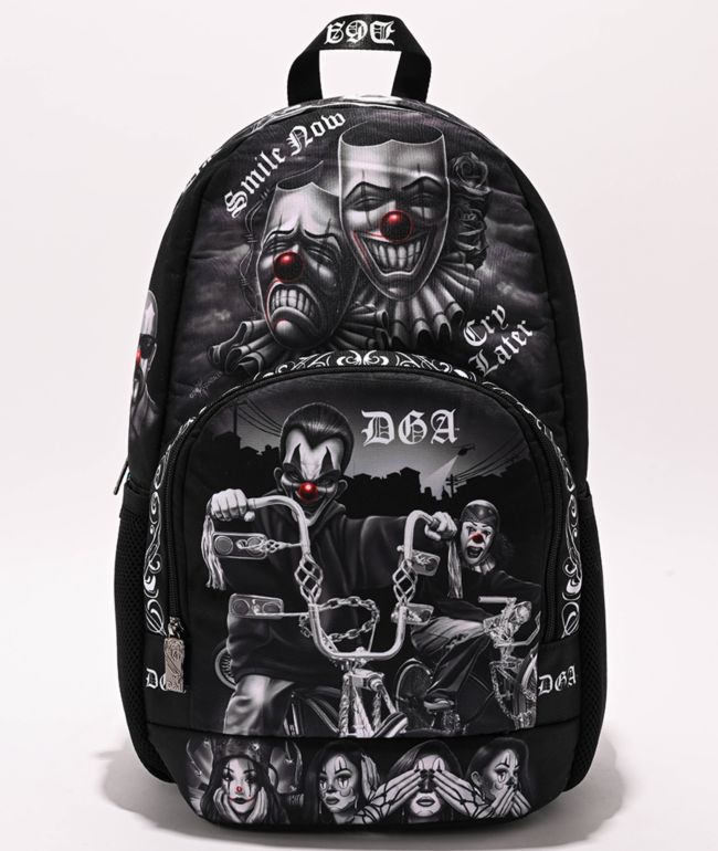 DGA Clownin Black Backpack - DGA