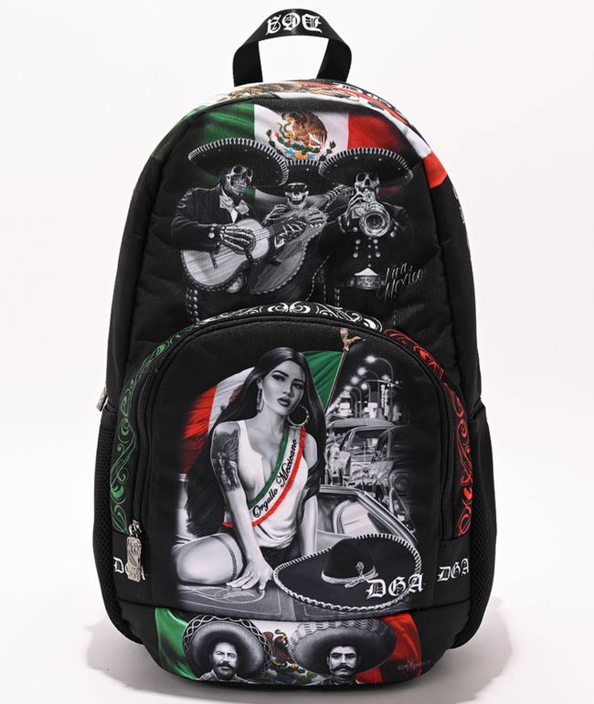 DGA Viva Mexico Black Backpack - DGA