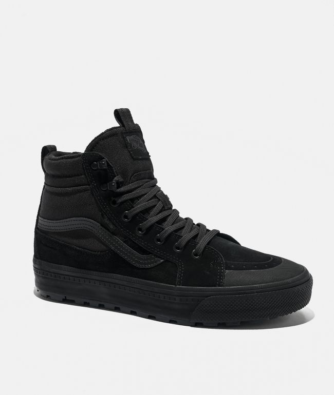 Vans Sk8 Hi Waterproof MTE Black Shoes - Vans
