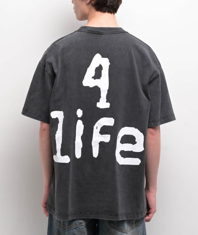 WWE NWO 4 Life Black Wash T-Shirt - WWE