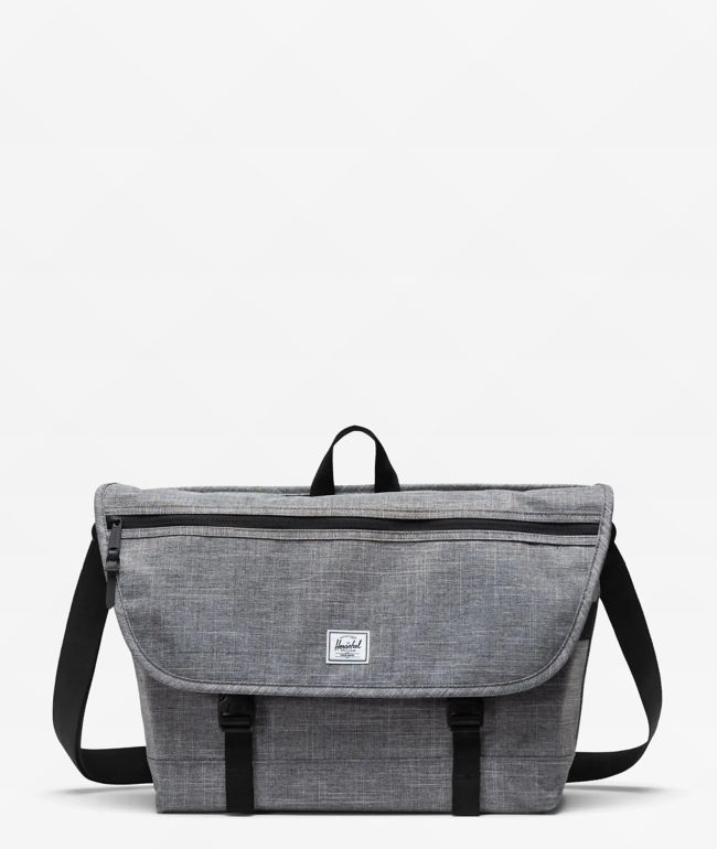 Herschel Supply Co. Cove Raven Crosshatch Messenger Bag - Herschel Supply