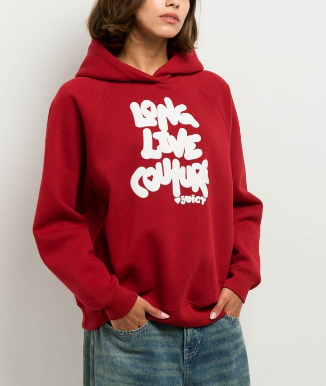 Juicy Couture Long Live Red Hoodie - Juicy Couture