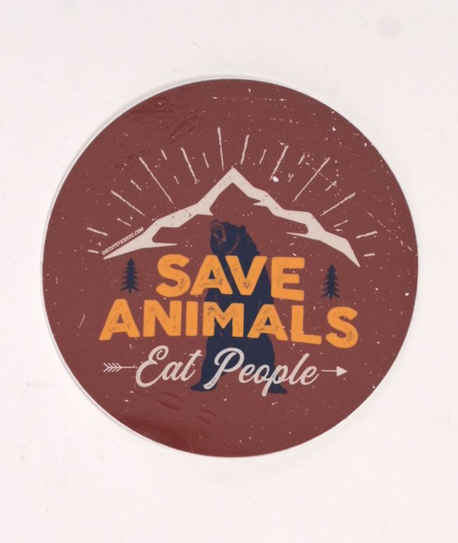 Save Animals Sticker - 