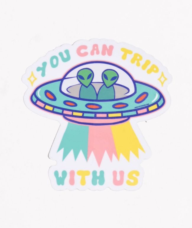 Trip With Us Sticker - 