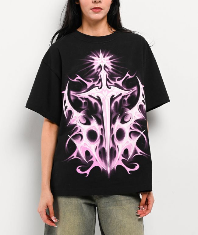sale！ARTS&SCIENCE Umbrella yoke shirt XPLR Planchette Board Charcoal T-Shirt | Zumiez