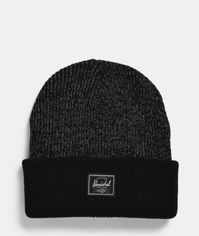 Herschel Supply Co. Reflective Black Beanie - Herschel Supply