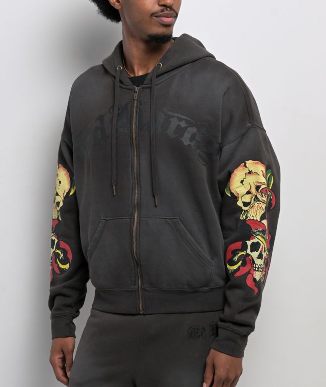 Ed Hardy パーカー barebear 楽天市場】Ed Hardy エドハーディー フルZIPパーカー EDH-2406