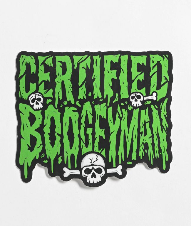 Petty Snacks Certified Boogeyman Sticker - Petty Snacks