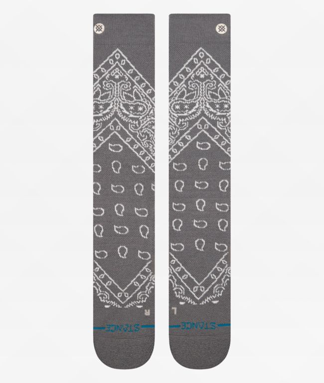 Stance Barrio Mid Wool Grey Snow Socks - Stance