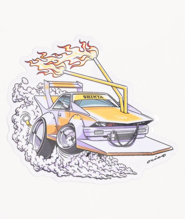 Shinya Kaido Racer Sticker - Shinya