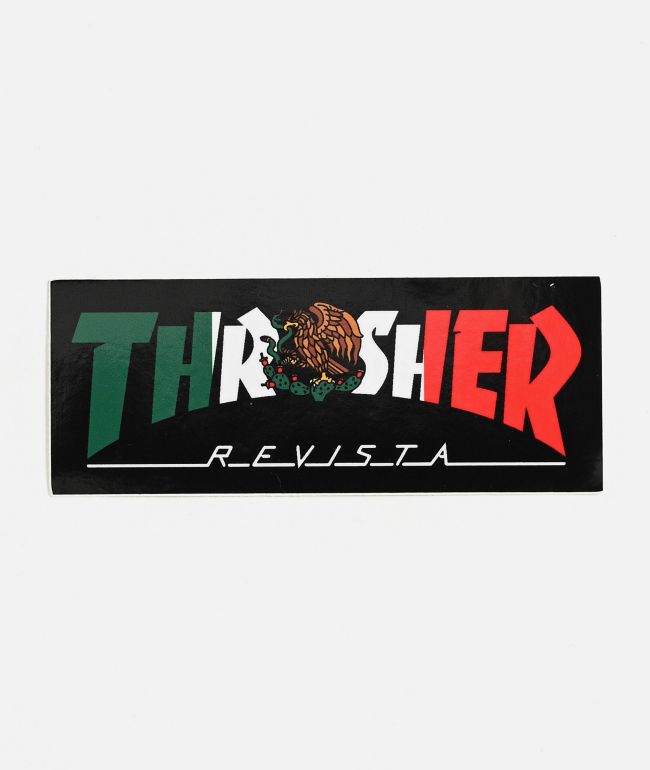 Thrasher Mexico Revista Sticker - Thrasher