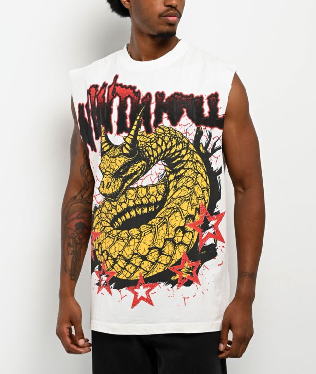 Ninth Hall Snarky White Tank Top - Ninth Hall