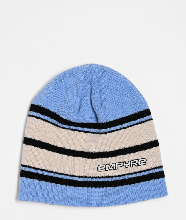 Empyre Rival Blue & White Skully Beanie - Empyre