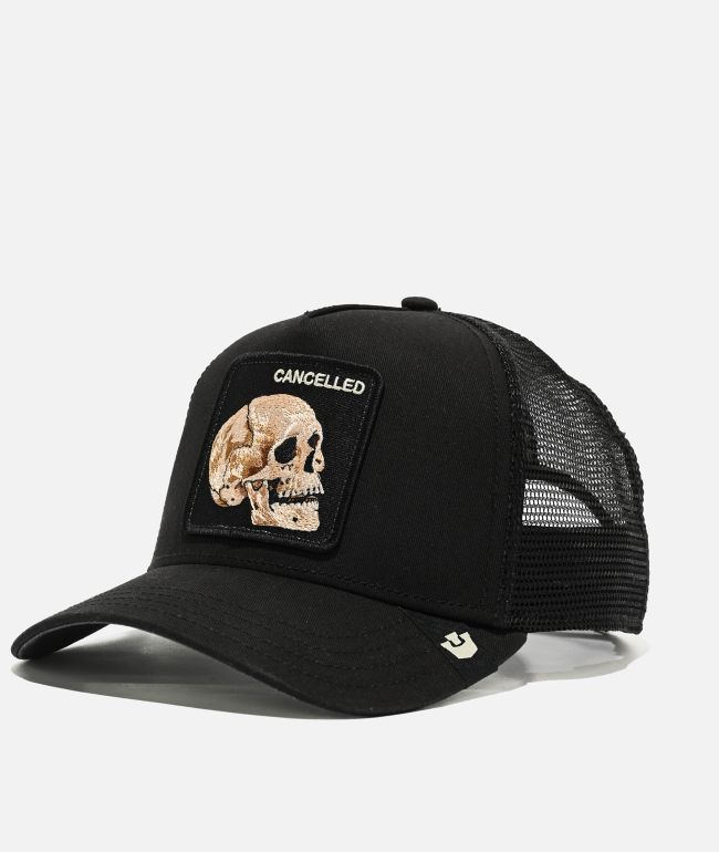 Goorin Bros. Cancelled Skull Black Trucker Hat - Goorin Bros.