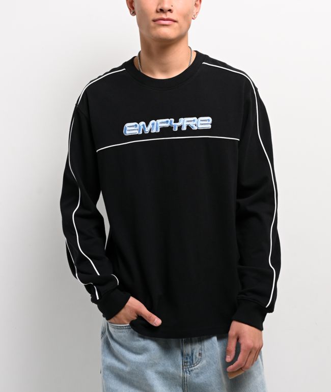 Empyre Riptide Black Long Sleeve T-Shirt - Empyre