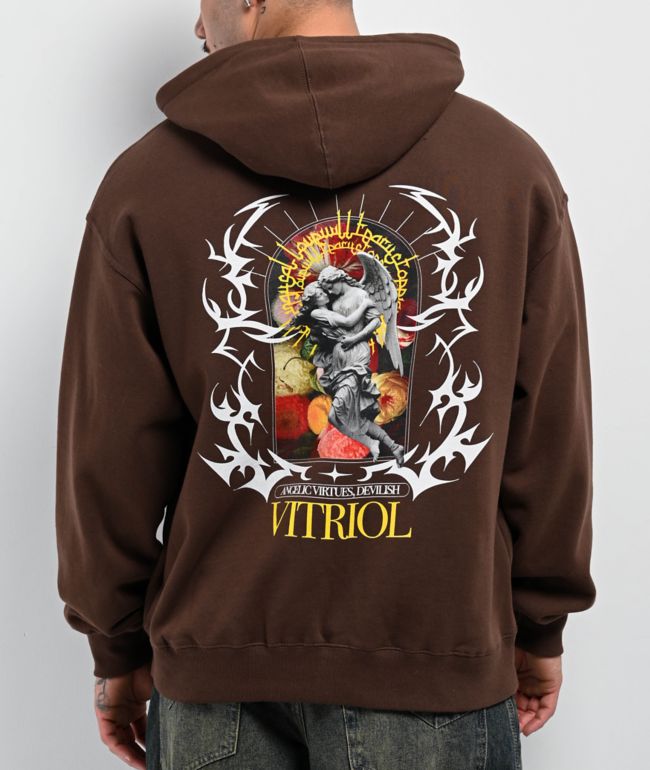 Vitriol Angelish Brown Hoodie - Vitriol