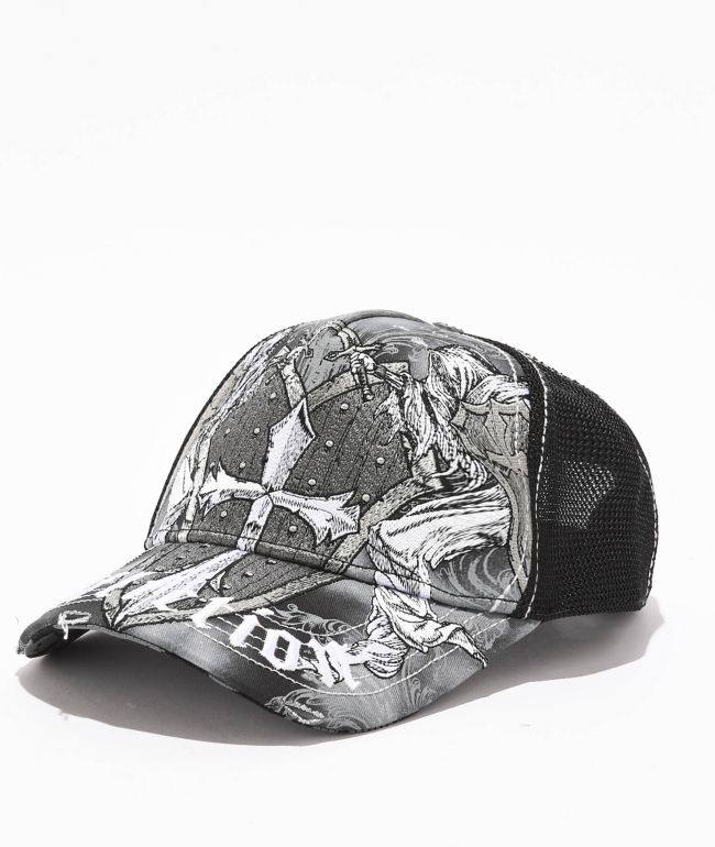 Affliction Lanchester Black Trucker Hat - Affliction
