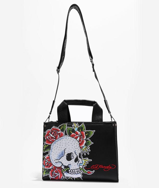 Ed Hardy Nova Black Handbag | Zumiez