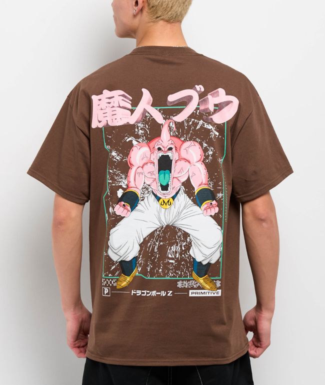 Primitive x Dragon Ball Z Buu Rage Brown T-Shirt - Primitive