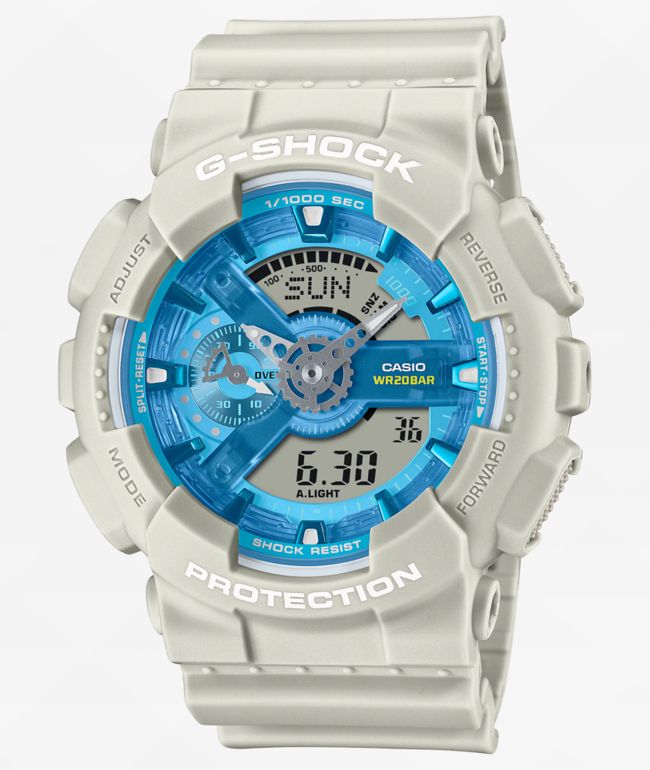G-Shock GA700-7A White & Black Watch | Zumiez