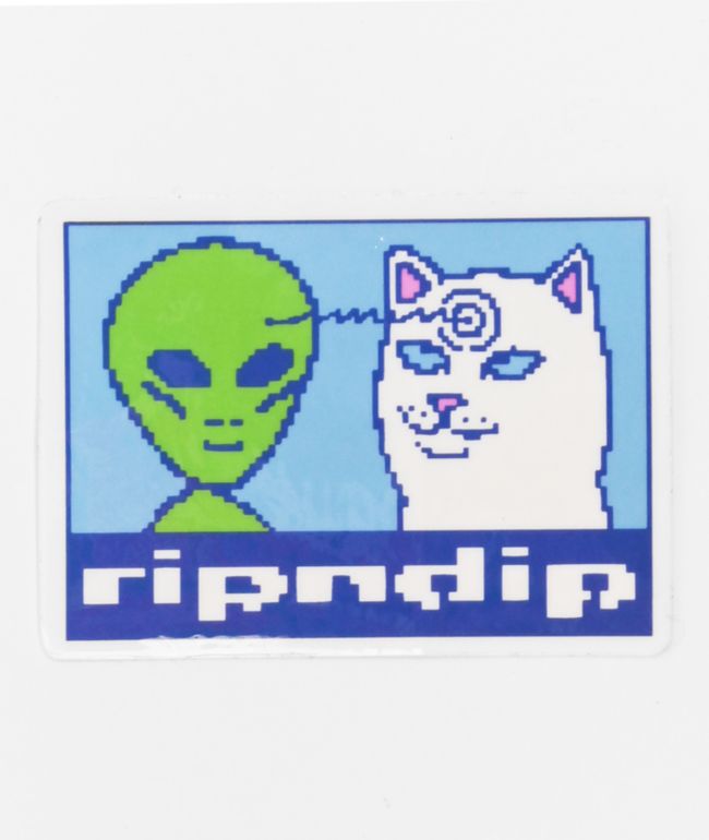 RIPNDIP Brain Power Sticker - RIPNDIP