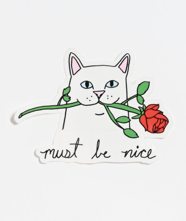 RIPNDIP Romantic Nerm Sticker - RIPNDIP
