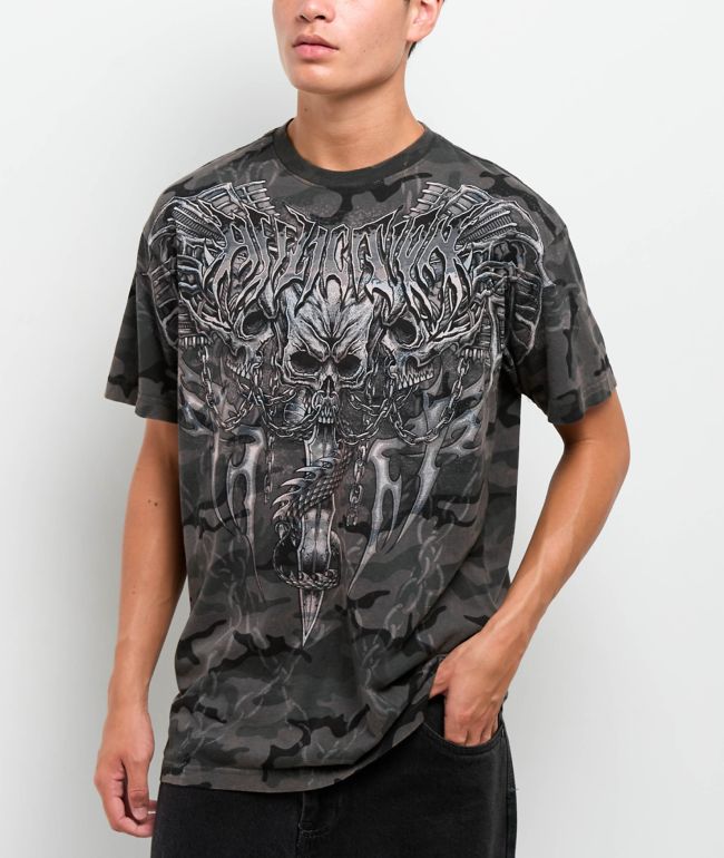 Affliction Primal Tech Black T-Shirt - Affliction