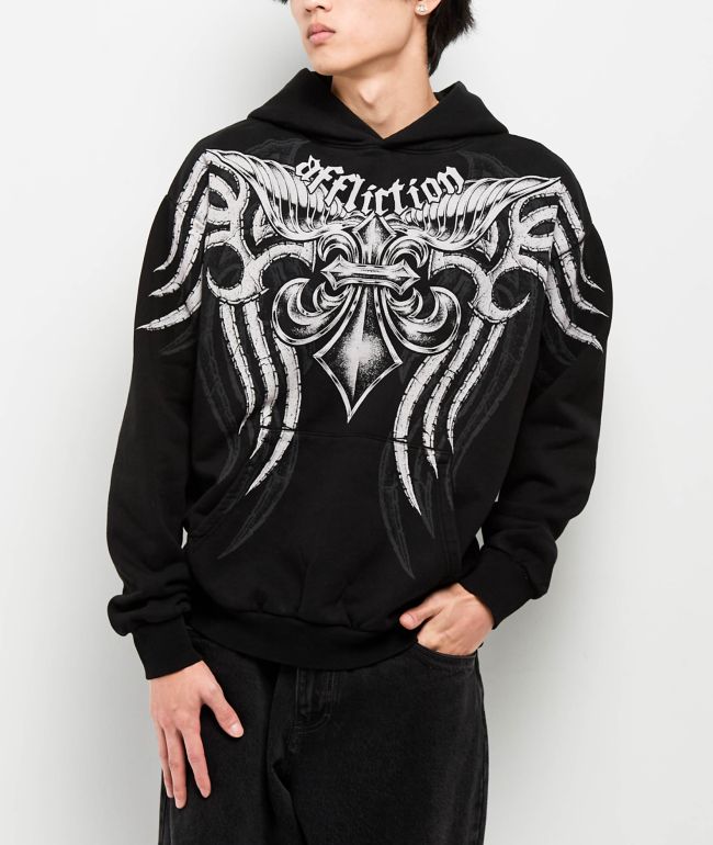 Affliction Mercenary Black Hoodie - Affliction