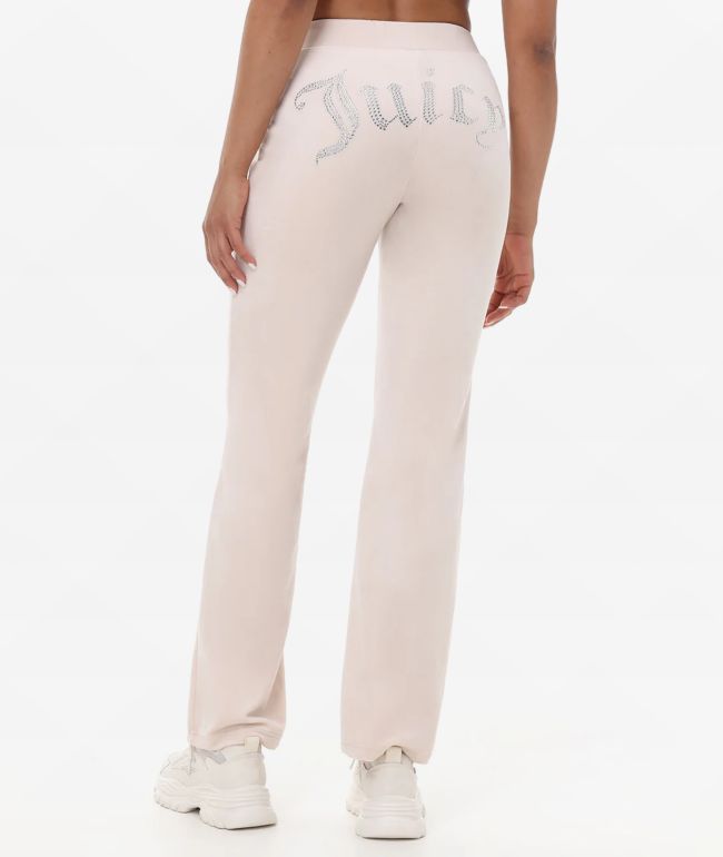 可愛い♪ ☆Juicy Couture☆ OG BIG BLING VELOUR TRACK PANTS OG Big Bling Velour Track Pants