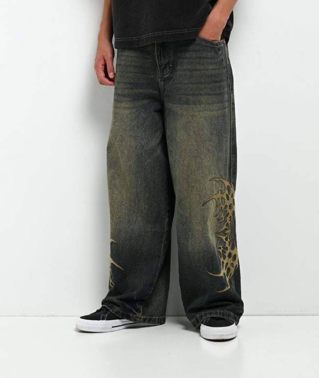 Vitriol Kids Void Respawn Ultra Wide Jeans - Vitriol