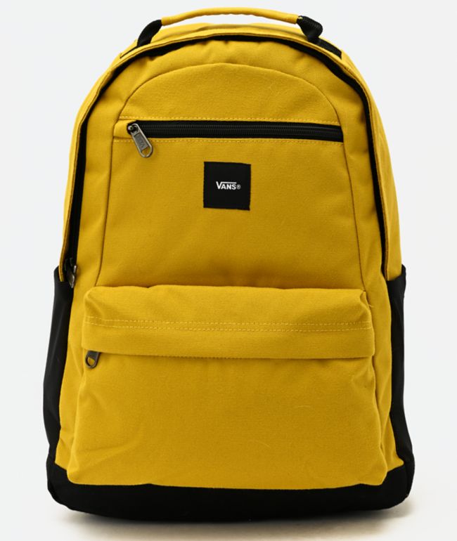 Vans Startle Mustard & Black Backpack - Vans