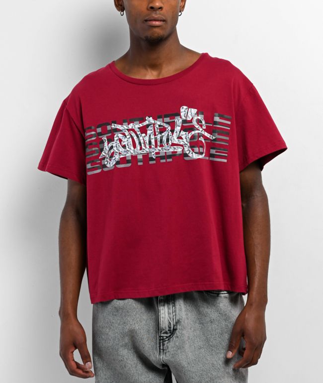 Southpole Authentic Black Boxy Crop T-Shirt | Zumiez