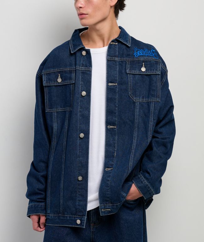 Southpole 125 Navy Denim Jacket - Southpole