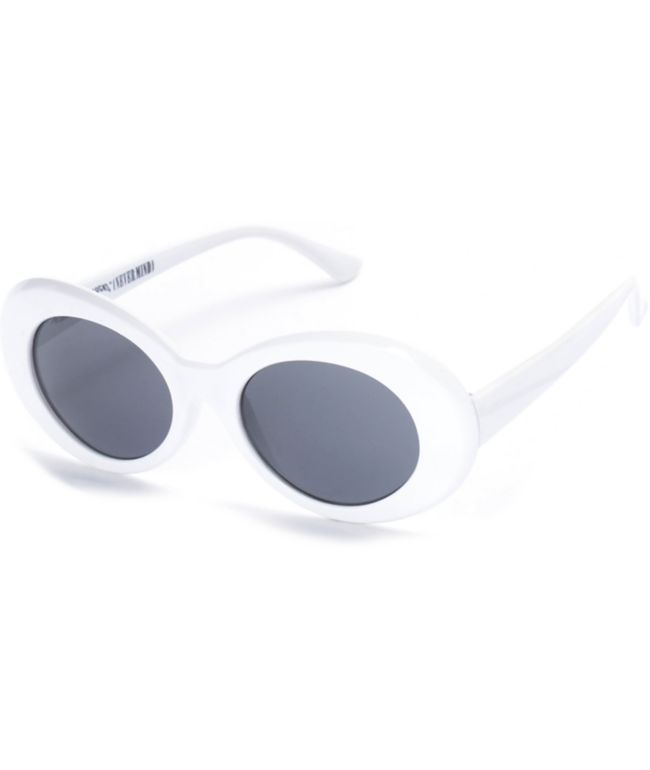 Petals and Peacocks Nevermind White Sunglasses - Petals and Peacocks