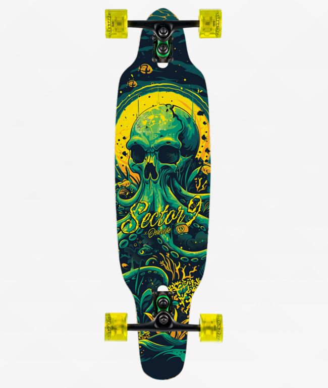 Sector 9 x OneVibe Striker Depths 36.5" Drop Through Longboard Complete - Sector 9
