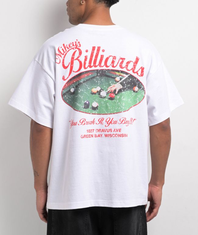 Dravus Billiards White T-Shirt - Dravus