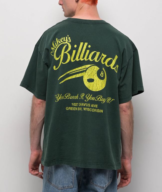 Dravus Mikey's Billiards Green T-Shirt - Dravus