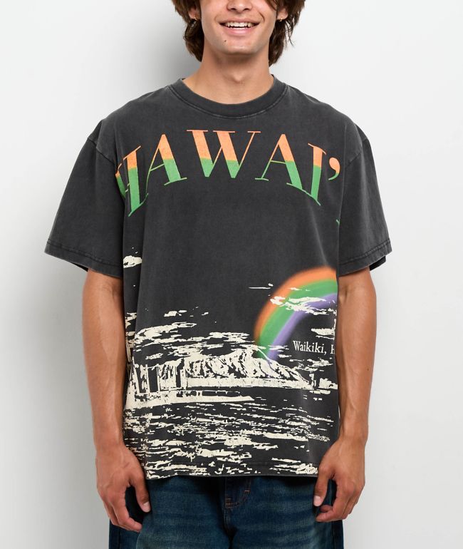 HUF x Land Cruiser Rosetta Black T-Shirt | Zumiez