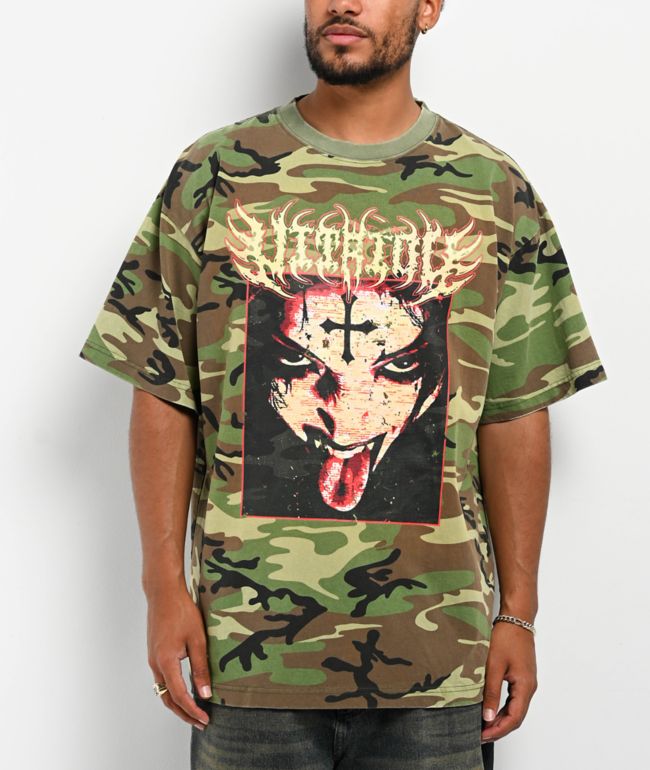 Vitriol Unfazed Camo T-Shirt - Vitriol