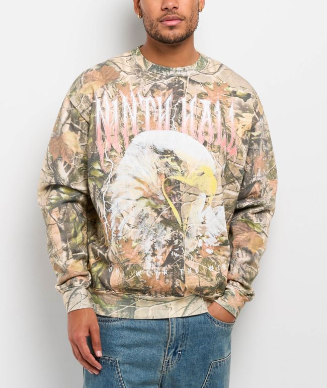 Ninth Hall With The Wind Camo Crewneck Sweatshirt - Ninth Hall