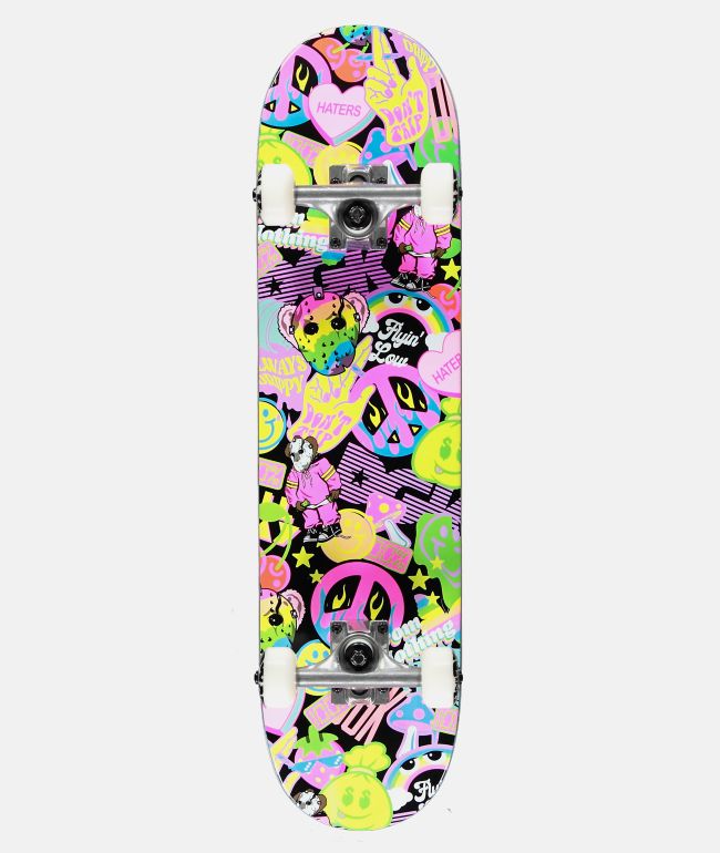 DGK Day Glow 7.25" Skateboard Complete - DGK