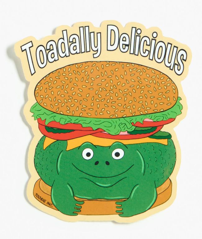 Toosie Toadally Delicious Sticker - Toosie