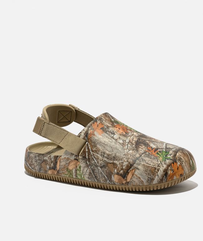 Nike x Realtree Calm Camo & Khaki Mule Sandals - Nike