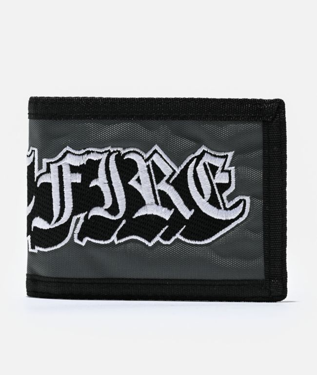 Spitfire Old English Grey Bifold Wallet - Spitfire