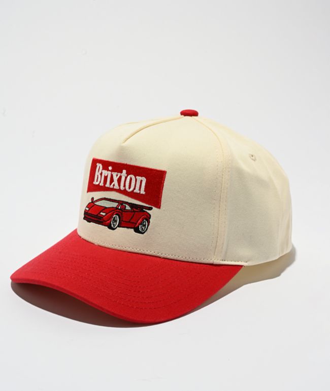 Brixton Champion Cream Snapback Hat - Brixton