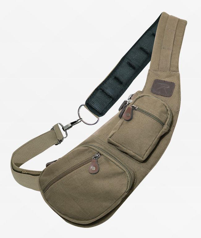 Rothco Vintage Olive Drab Crossbody Bag - Rothco
